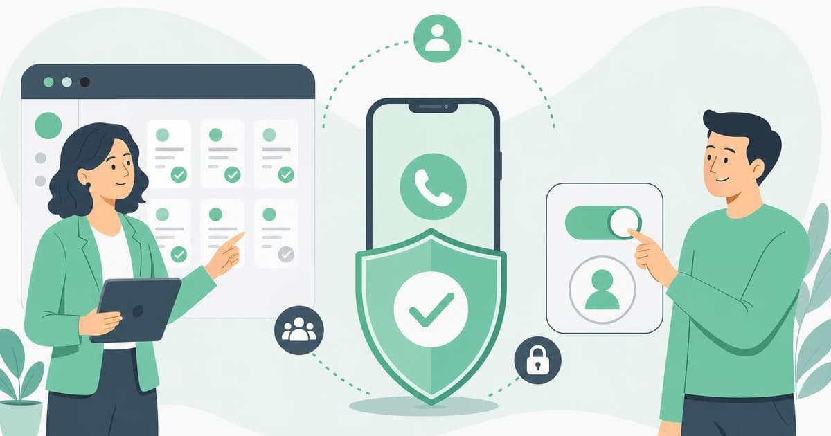 Équipe organisant le consentement à la prospection téléphonique dans son CRM