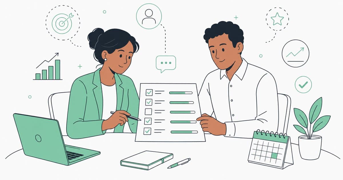 Illustration Mitizy sur une méthode simple d'entretien annuel en PME